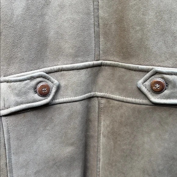 Vintage 1970s Women's Tan Shearling Coat - Picture 5 of 9